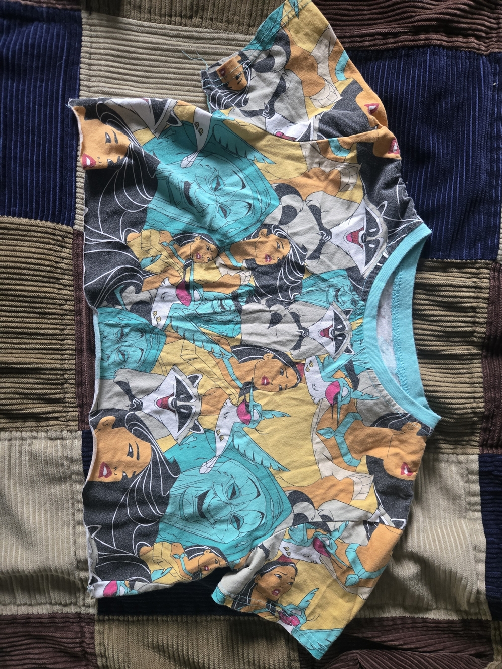 ⭐️Disney/Cakeworthy Cropped Pochahontas Tshirt⭐️